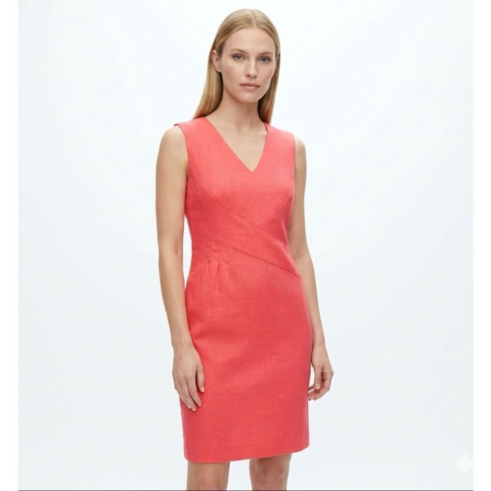 W118 by Walter Baker Coral Pencil Bodycon Cocktail Dress Small NWT Sheath Career